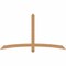 Ekena Millwork Bellingham Timber Gable Bracket, Western Red Cedar, 72"W x 39"H x 1 1/2"D x 3 1/2"F, 13/12 Pitch GBW072X39X0204BEL00SWR - alternate 1